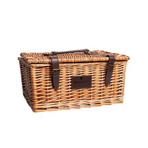 <span class=keywords><strong>Panier</strong></span> de pique-nique en rotin d'extérieur avec couvercle, multi-usage pour le shopping, l'hôtellerie, le nettoyage, bleu - Product Image 5