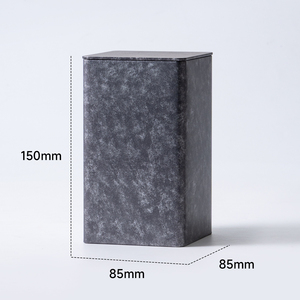 Thấp moq sang trọng vàng thiếc trà lon 85*85 đa màu sắc kín hình chữ nhật rỗng hộp thiếc cho trà cà phê đường bao bì - Product Image 6