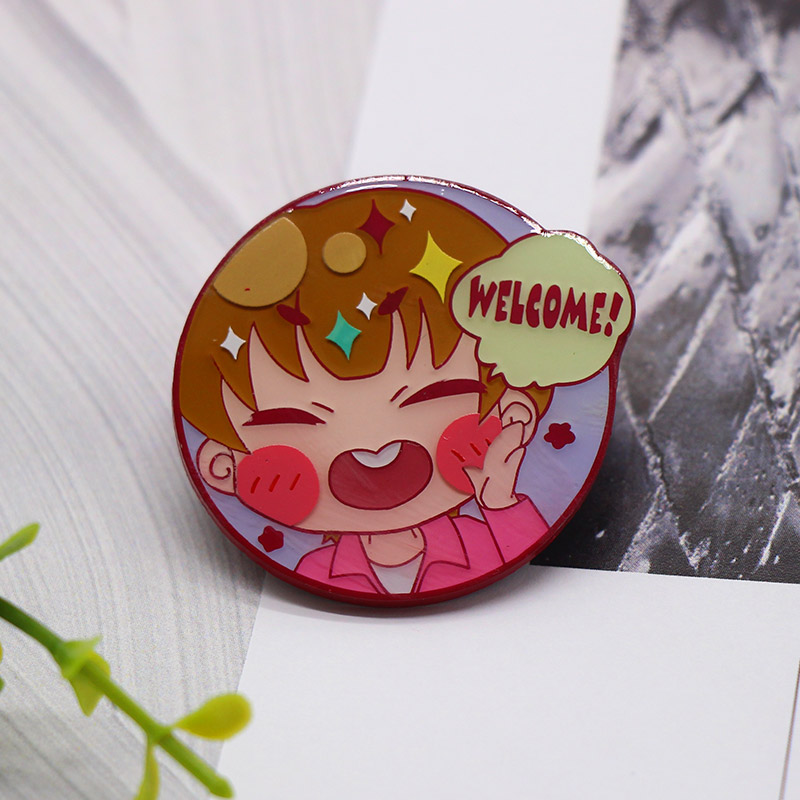 Оптовая продажа, Металлическая Булавка для женщин, любовь, Пантон, бархатный пакет, подарок, серебряные, золотые, народные подарки, эмалированный значок, индивидуальная булавка на лацкан