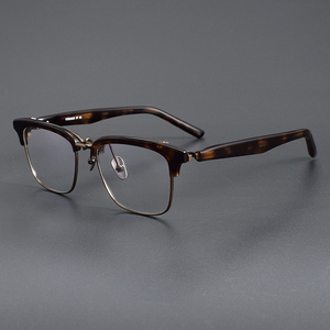 M96 קלאסי אצטט מסגרת אופטית באיכות גבוהה אופנה מוצק משקפיים לגברים ולנשים - Product Image 3