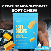 Créatine sans sucre en marque privée, délicieuses bonbons gélifiés pour la salle de sport, bonbons sportifs à mâcher, créatine monohydratée pour le sport