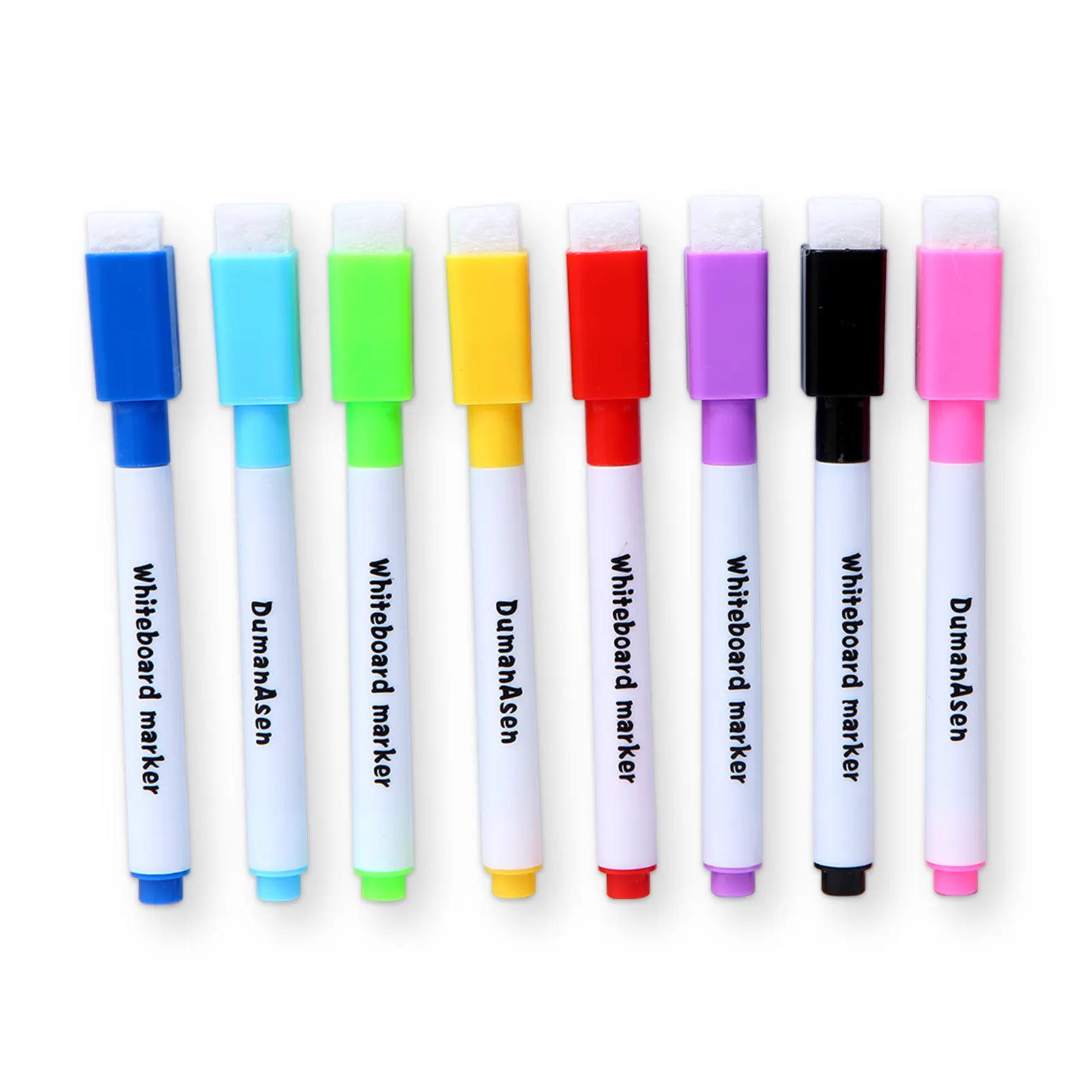 Watergedragen Whiteboard Marker Pen Glas Plastic Rubber Whiteboard Zwarte Markers Voor Kinderen Hoge Kwaliteit 8 Stks/set 8 Kleuren 1 Set