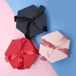 Creative hexagon hohe marken duft kosmetik becher verwendet einzigartige geschenk boxen hersteller großhandel