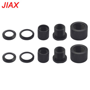 Kit de protectores de roscas de acero CNC 1/2-28 5/8-24, juego de conectores adaptadores de rosca, arandelas de sellado, accesorios de repuesto para automóviles, negro - Product Image 2