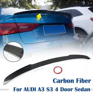 Nuevo alerón trasero de coche, extensión de labio de maletero, repuesto para Audi A3 S3 Sedán 2014-2018, alerón trasero, labio de alerón, decoración de alerón trasero - Product Image 1