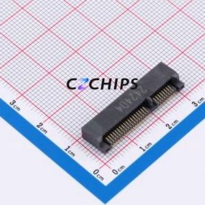 X1304WVS-52A-LPV10 PCI/PCIe Connector SMD Connector mPCI-E 52P 36P Horizontal Mount - Product Image 1
