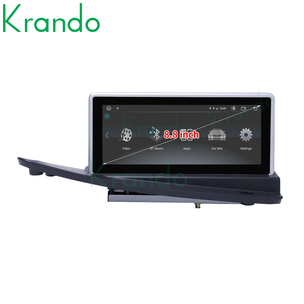 Krando Android 10,0, 4 ГБ, 64 ГБ, автомобиль радио пульта мультимедийного экрана для Volvo S80 V70 2004-2011 головное устройство GPS аудио Carplay левой и правой руки