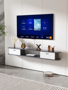 <span class=keywords><strong>Meuble</strong></span> <span class=keywords><strong>TV</strong></span> Mural Suspendu Moderne et Simple pour Salon, Armoire Murale de Rangement - Product Image 3