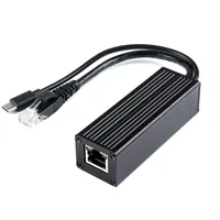 Modul Splitter PoE 5V Tipe-C USB-C Papan Ekspansi Ethernet untuk RPI RasPi Raspberry Pi 4 Model B 5 4B PI5 1GB 4GB 8GB RAM