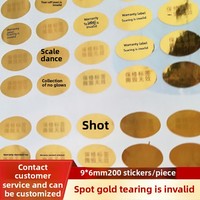 Autocollant de marquage laser anti-contrefaçon en PVC jetable autocollant non valide inviolable pour LOGO d'alcool de tabac personnalisable