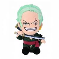 Peluche Luffy Joba, roi des pirates, 25 à 30 cm, avec rembourrage en coton PP, jouet pour enfants super doux