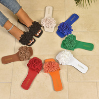 Sandales plates pour femmes, légères et confortables, idéales pour la plage et l'extérieur, design varié, vente en gros