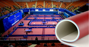 Terrain de <span class=keywords><strong>basket</strong></span> intérieur de qualité supérieure Revêtement de sol sportif Meilleur rouleau de vinyle Matériau PVC Tapis de terrain de badminton <span class=keywords><strong>Parquet</strong></span> de support en mousse de nylon - Product Image 5