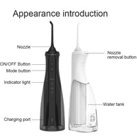 Nicefeel FC5610 Nouveau irrigateur buccal intelligent sans fil, irrigateur oral, nettoyeur de dents, embouts de nettoyage dentaire