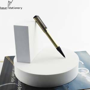 Stylo bille en métal personnalisé de haute qualité avec logo laser, encre noire, idéal pour l'écriture au bureau - Product Image 3
