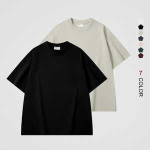 T-Shirt Oversize di Alta Qualità in Cotone 100% da 300gsm, Personalizzabile con Stampa o Ricamo, Modello Baggy per Uomo - Product Image 1