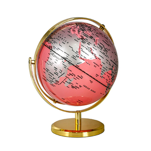 Globe terrestre rotatif en métal de 8 pouces, design créatif, idéal pour l'enseignement de la géographie scolaire – Article très demandé et de haute qualité - Product Image 3