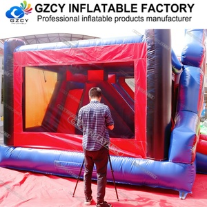 Château gonflable commercial combiné pour enfants, avec toboggan, thème <span class=keywords><strong>Spiderman</strong></span>, en PVC gonflable GZCY - Product Image 4