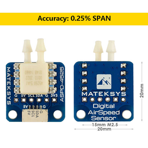 Controlador de Vuelo con Sensor de Velocidad de Aire Digital Eléctrico Matek System ASPD-4525 para Drones Principiantes Tiny Whoop, Interior/Exterior - Product Image 4