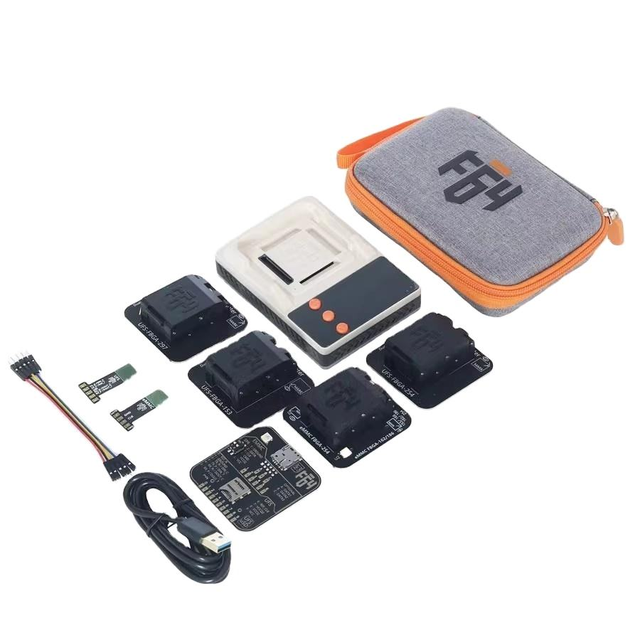 Newest F64 Lite Tool Box Flash 64 Emmc ISP Flash 64 Box Flash64 +eMMC 4 In1+UFS BGA153/254 1297/1SP Adapter for Mobile Phones