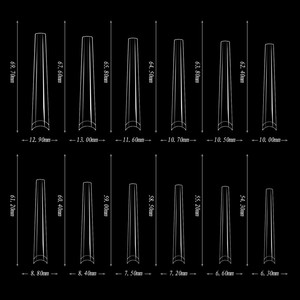 เล็บปลอมอะคริลิกแบบไร้รอยต่อขนาด 5XL ยาวพิเศษ 180 ชิ้น สำหรับตกแต่งเล็บ ใช้ในร้านทำเล็บ - Product Image 6