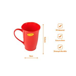 BPA Free PP <b>Plastic</b> Customizable Reusable <b>Drinking</b> Mug with Handle Heat Transfer Printing for Home Use for Coffee Tea Milk Juice - Product Image 1