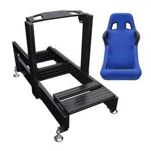 Custom <strong>Racing</strong> <strong>Rig</strong> 4080 Aluminum <strong>Sim</strong> <strong>Racing</strong> <strong>Setup</strong> Triple Monitor Ready VR Arcade Game Machine Full Driving Simulator - Product Image 3