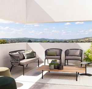 Hot Selling Garden Furniture Lounge Set Villa Leisure Pe <b>rattan</b> Aluminum Alloy <b>Sofa</b> Outdoor Lounge Sectional <b>Sofa</b> Furniture Set - Product Image 3