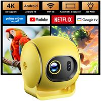 YDH-Q3 ventes directes d'usine 4K Projecto Android 13.0 720P 550 Lumens véritable système de télévision Google mise au point manuelle projecteur intérieur 4K