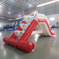 Piscine gonflable pour enfants en PVC commercial 3,2*2*1,6 m avec toboggan aquatique pour enfants, piscine extérieure