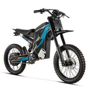 Vélo électrique tout-terrain Fat Tire HappyRun G300 Pro Bleu 6500W pour livraison directe - Product Image 2