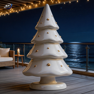 ตุ๊กตาต้นคริสต์มาส FRP ขนาดใหญ่ ตกแต่งพื้นกลางแจ้ง ตุ๊กตาต้นคริสต์มาส FRP ขนาดใหญ่ ตกแต่งสวน - Product Image 4