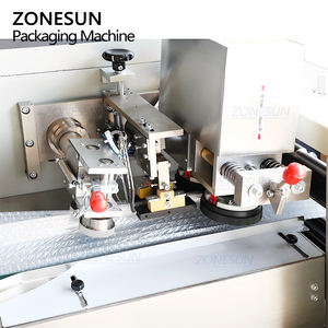 เครื่องบรรจุภัณฑ์แบบห่อแนวนอน ZONESUN ZS-ZB350S พร้อมมอเตอร์เซอร์โวอัตโนมัติและฟิล์มกันกระแทก - Product Image 2