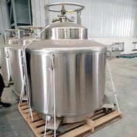 Stockage cryogénique 100L Stockage d'hélium liquide Dewar Cylindre d'hélium liquide Dewar