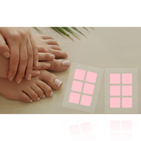 Patchs à ongles innovants de différentes tailles pour tous les doigts, patchs réparateurs d'ongles, gel hydrocolloïde nourrissant, autocollants anti-crevasses pour les ongles