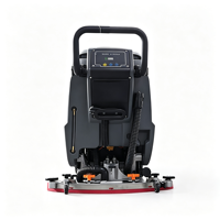 Nettoyeur de sols de haute qualité X55T, autolaveuse industrielle professionnelle à conducteur marchant derrière