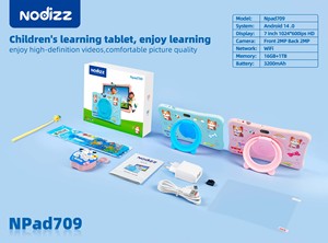 Cross-biên giới New npad709 trẻ em Máy tính bảng MTK Quad Core Bộ vi xử lý 7 "màn hình Android 14 chống bụi tải về Youtube - Product Image 6