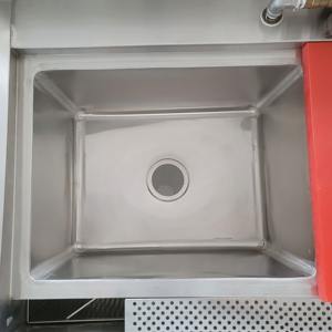 Cuisine commerciale Fabrication en acier Station de travail de blanchisserie industrielle Équipement de supermarché Station de travail de poisson en acier inoxydable - Product Image 6