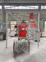 Machine de sablage de type suspendu série Q37 pour le nettoyage et le renforcement des surfaces de pièces moulées, forgées et soudées