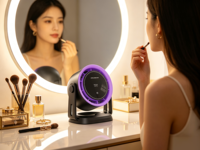 Mini ventilateur rechargeable 3600mAh, portable, à poser sur le bureau ou à fixer au mur, petit ventilateur électrique, charge USB, silencieux, pour la maison et le bureau