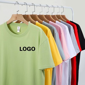 High Quality 180g 100% Cotton t Shirts Factory Price Manufacturer Custom <b>Logo</b> Printing T-Shirt Plain Unisex Women Men Tshirt - Product Image 1