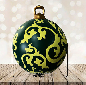 Decoraciones Navideñas Inflables de PVC de 20.8 Pulgadas, Modernas, Ecológicas, Impermeables, Colgantes, para Jardín, Hogar, Fiesta de Navidad - Product Image 2