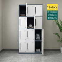 Armoire de rangement verticale en acier, grande capacité, conçue pour organiser vêtements, chaussures et accessoires, idéale pour chambre et école