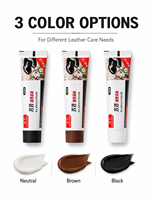 Black Bull Aromatische Creme Sofort-Glanz Schuhpolitur Kompakte Lederreparaturpaste für Formelle Schuhe Langanhaltende Glanzpflege Einfach Anzuwenden