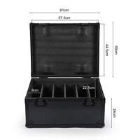 6 luces estroboscópicas de 48+8 segmentos para DJ y bodas, 200W, 960 LED RGB DMX, luces de proyección con estuche de transporte