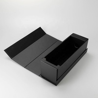 Estuche de Regalo para Vino Sostenible |   Caja de Papel Rígida Magnética Plegable con Recubrimiento para Marca de Viñedo, para Empaque de Vino