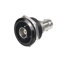 Adaptateur de tête femelle à femelle de type D BNC, connexion de prise électrique en alliage de zinc