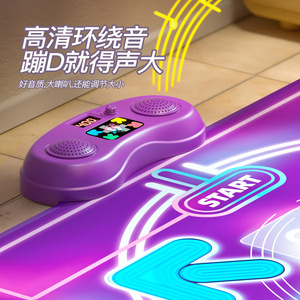 Tapis de danse pour enfants de 3 à 12 ans Tapis de danse électronique avec éclairage sans fil Jouets d'anniversaire Cadeaux Couverture musicale - Product Image 6