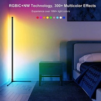 Lampe de sol d'angle musicale moderne de haute qualité chinoise, multicolores, RGB, intelligente, à prix avantageux, pour salon intérieur