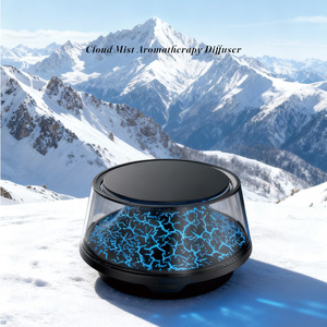Nuovo <span class=keywords><strong>Diffusore</strong></span> di Aromi per Auto Portatile in Plastica da 10ml con Illuminazione LED, Effetto Vulcano e Nuvola, Decorativo per Esterni - Product Image 1